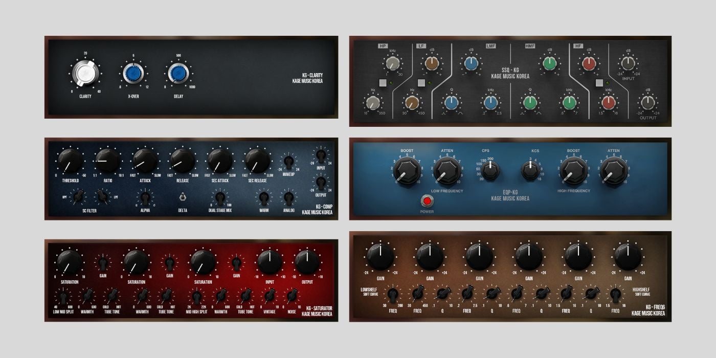 KG Series is a new collection of 12 FREE plugins for Windows by KageMusicKorea