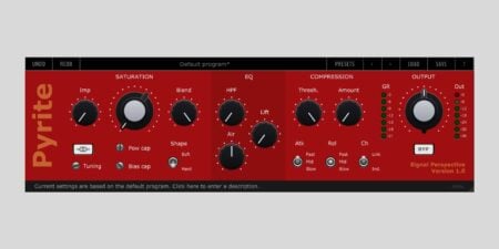 Signal Perspective releases Pyrite, a FREE preamp simulation plugin Signal Perspective Pyrite