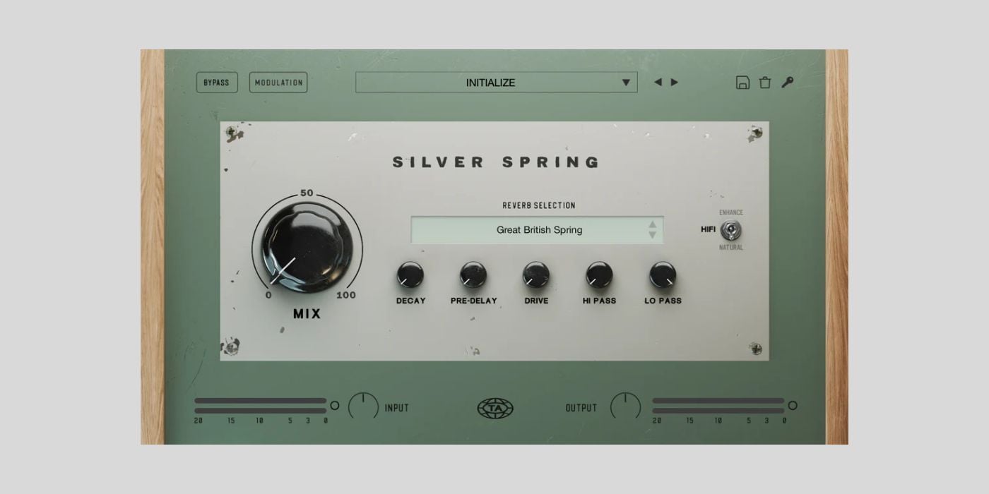 Teletone Audio releases Silver Spring () vintage-inspired spring reverb plugin
