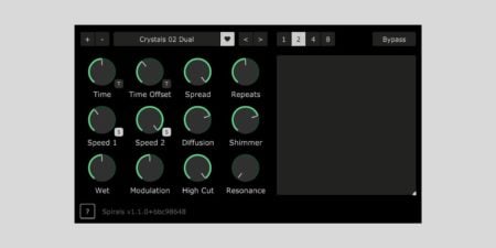 Daniel Gergely releases free version of Spirals pitch-shifting delay plugin Daniel Gergely Spirals