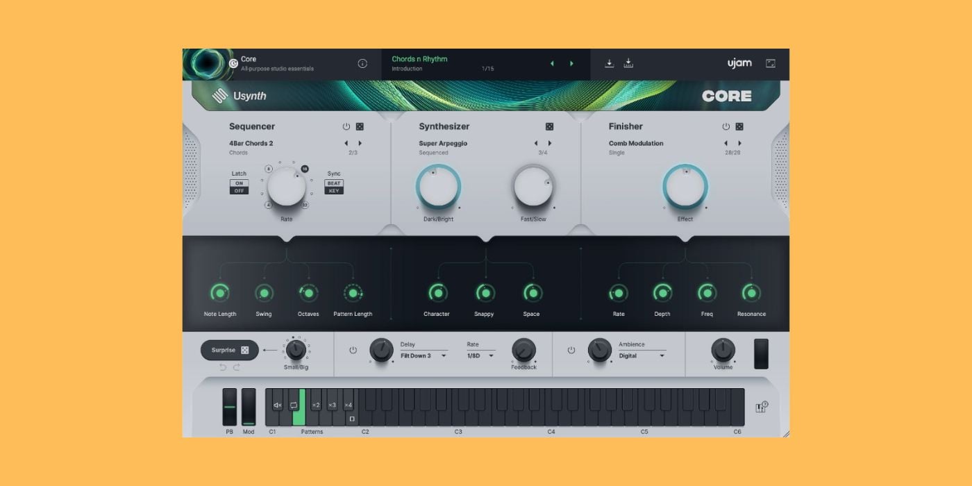 UJAM Usynth Core is only  and includes a FREE copy of UVI ReLayer