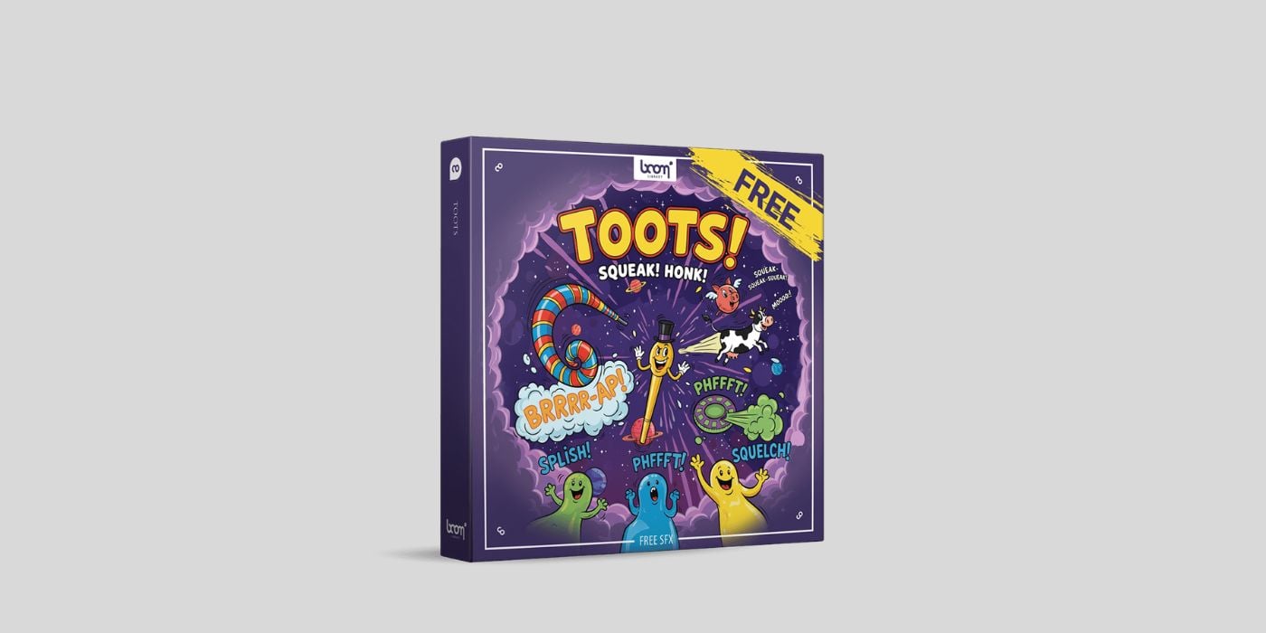Get Toots silly sound FX collection by BOOM Library for FREE Get Toots silly sound FX collection by BOOM Library for FREE