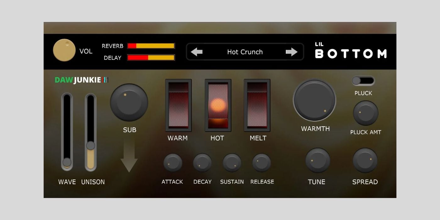 DAWJunkie releases the Lil Bottom bass synth (FREE for a limited time)