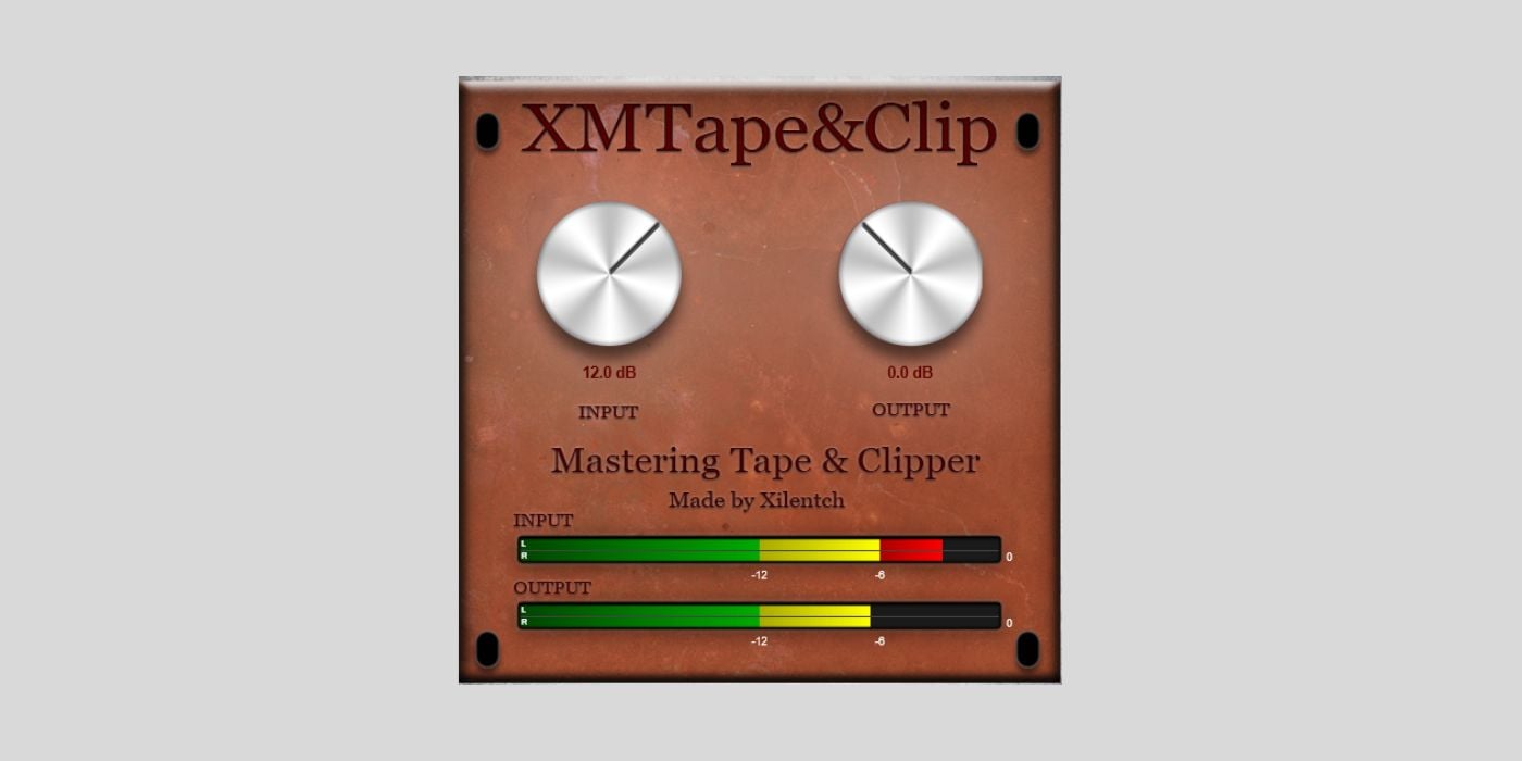 Xilentch releases FREE XMTape&Clip mastering tape and clipper plugin