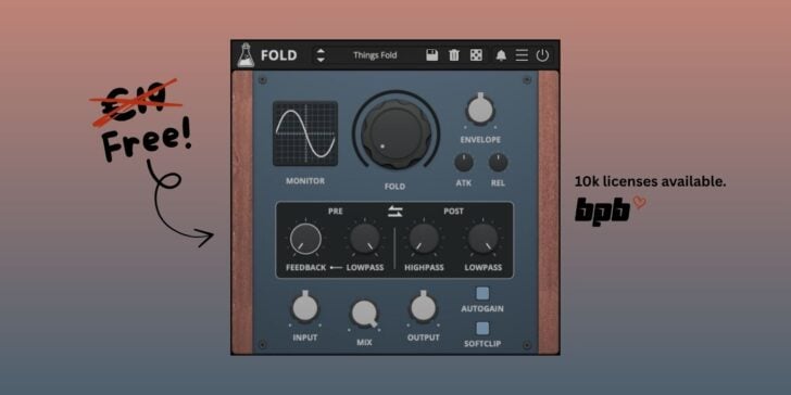 AudioThing Things Fold is FREE on BPB (10,000 Licenses Available) AudioThing Things Fold