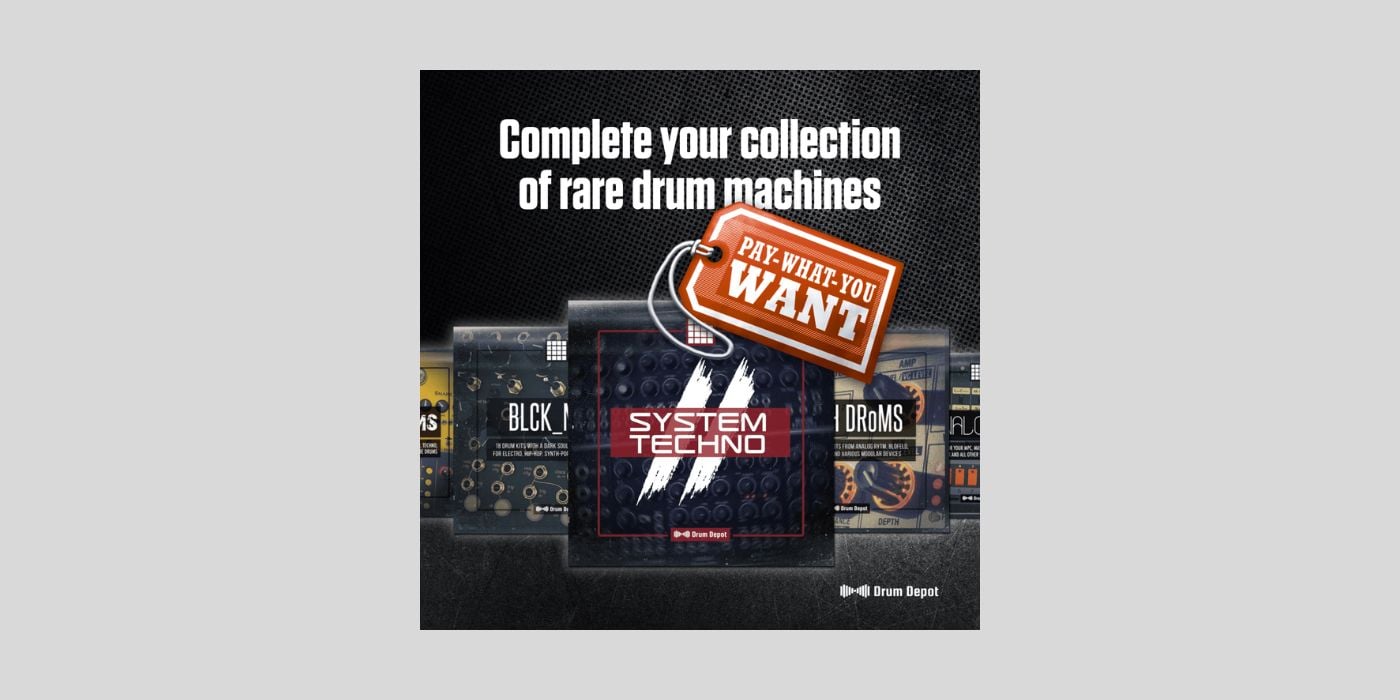 Drum Depot celebrates with Pay What You Want sale on all drum sample packs