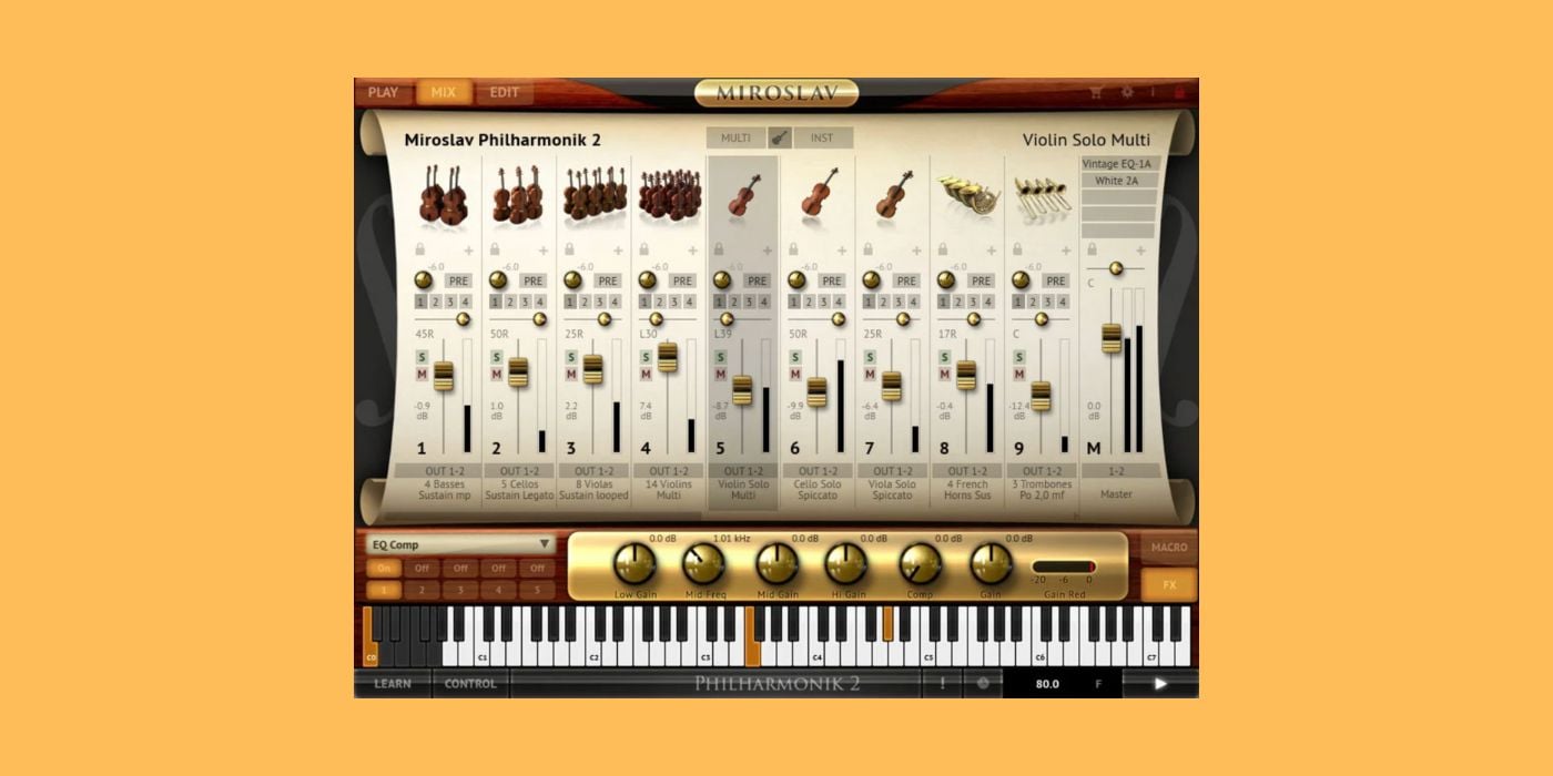 Get Miroslav Philharmonik 2 CE for just  in IK Multimedia Humble Bundle