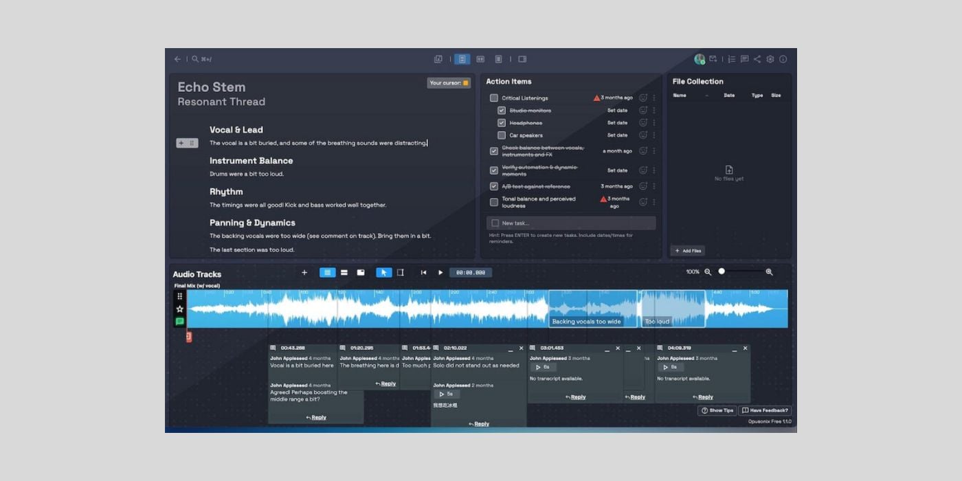 Opusonix streamlines Mix Review and Collaboration for Modern Producers Opusonix streamlines Mix Review and Collaboration for Modern Producers