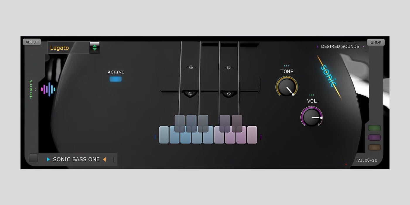Desired Sounds releases Sonic Bass ONE, a FREE virtual bass guitar plugin