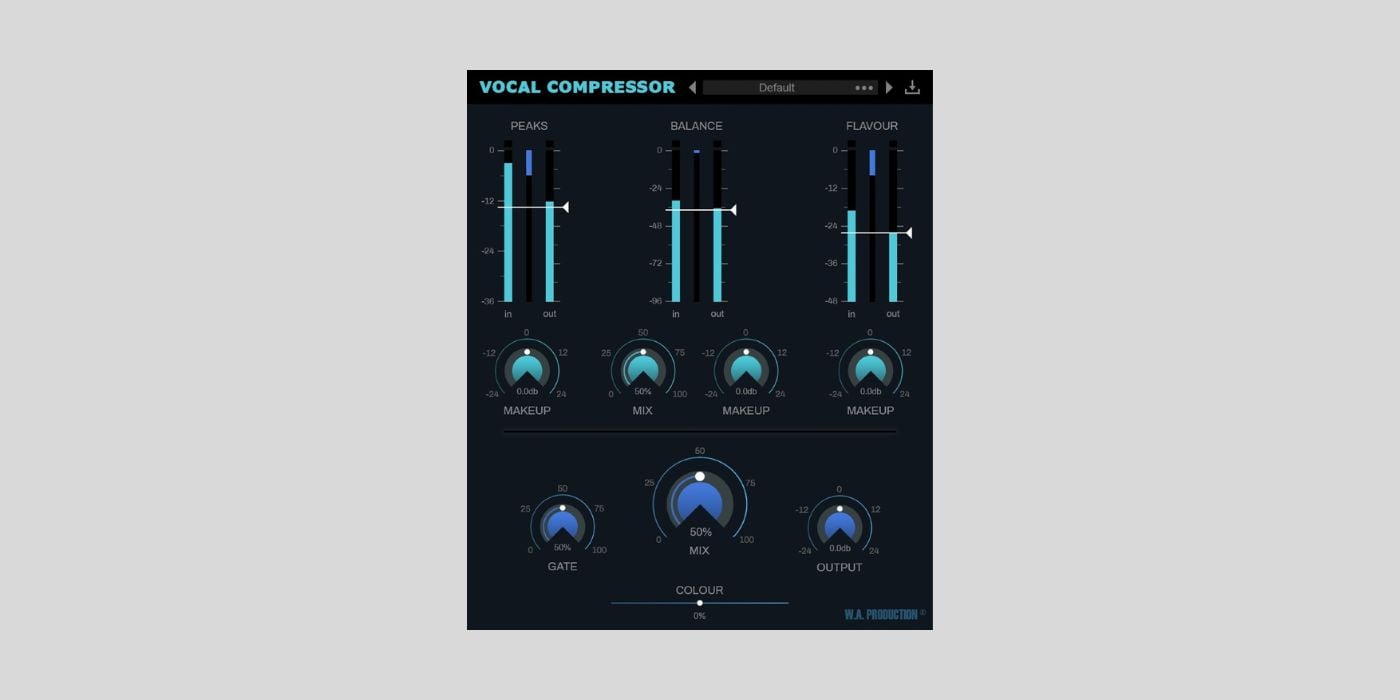 W. A. Production Vocal Compressor is FREE for a Limited Time via Gearspace