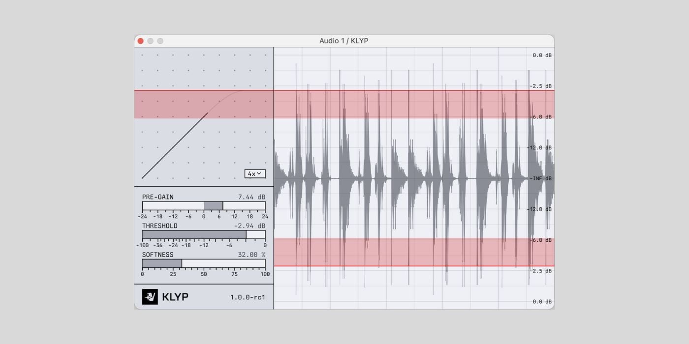 Voidstar Audio releases KLYP, a free soft clipper plugin