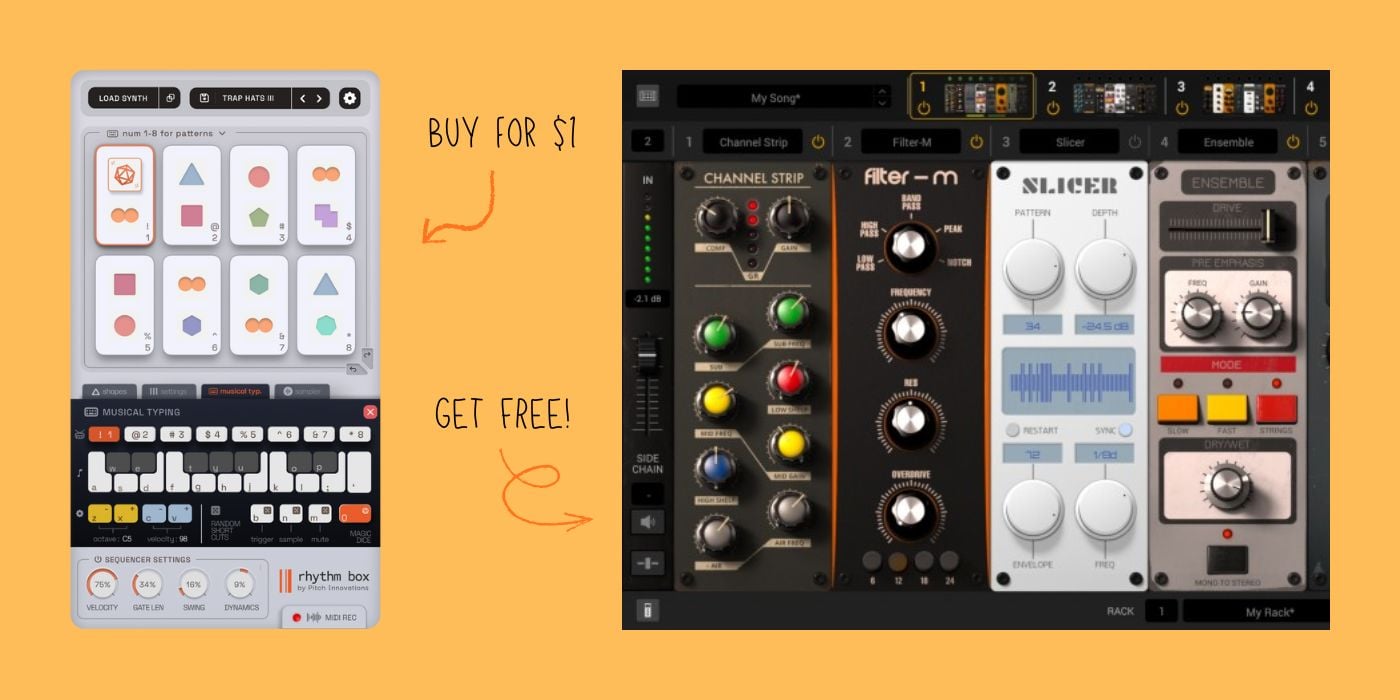 Buy Pitch Innovations Rhythm Box for  and get IK Multimedia MixBox for FREE