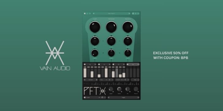 Vain Audio releases PFT, a deep stereo filter playground (BPB readers get 50% OFF) Vain Audio PFT