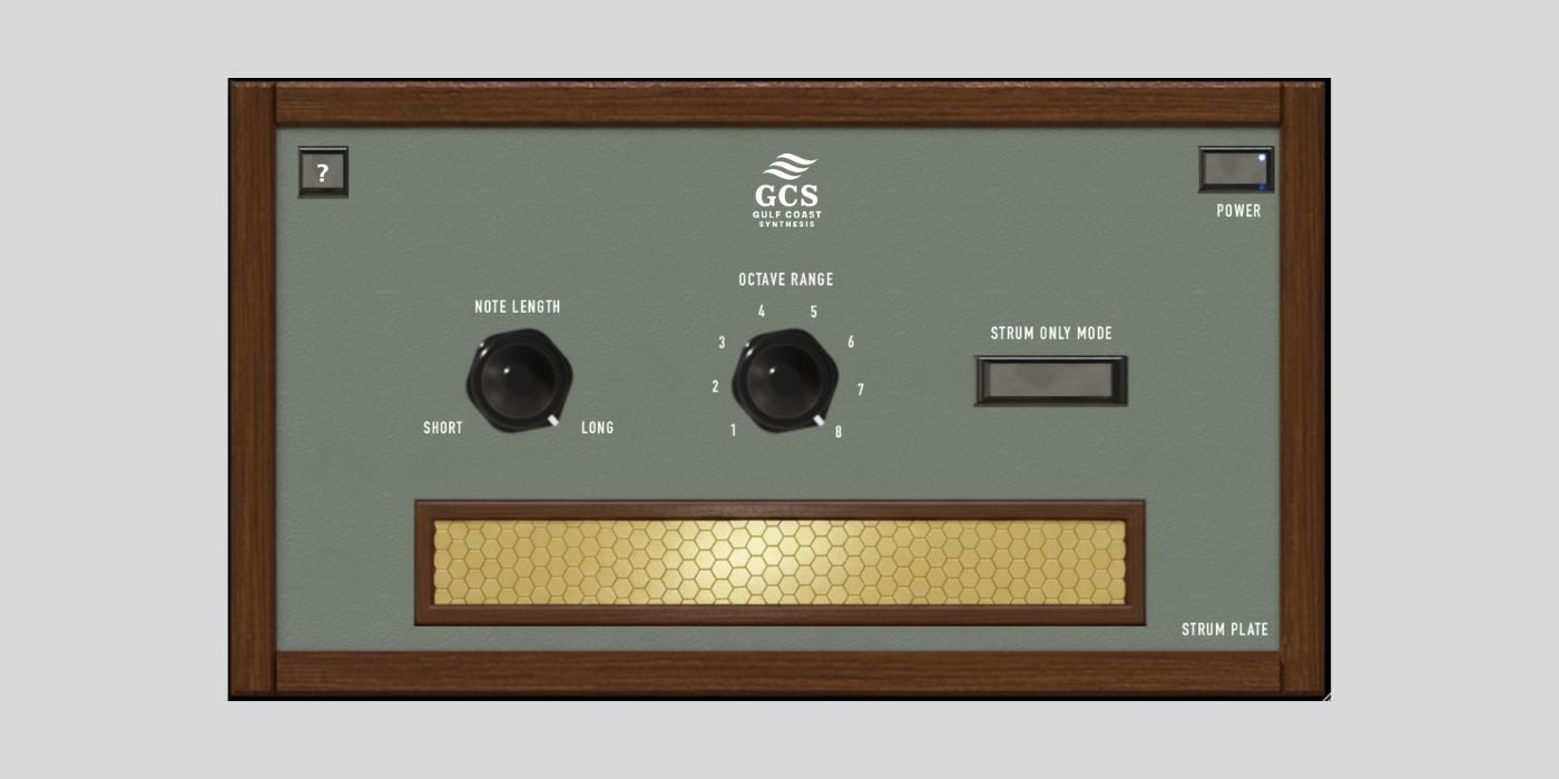 Gulf Coast Synthesis releases Strum Plate, a FREE Omnichord-inspired plugin