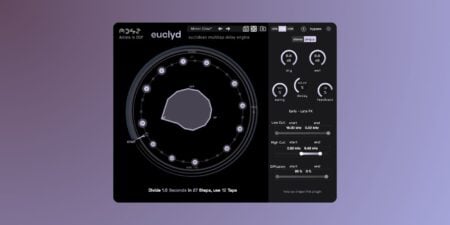Artists in DSP releases Euclyd, a Euclidean multitap delay with an exclusive BPB discount Euclyd VST
