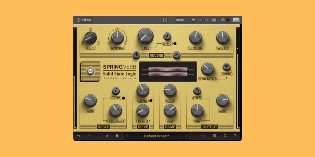 Get the new Solid State Logic SpringVerb for $29 + a Plugin Boutique ...
