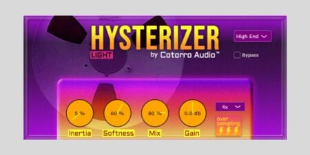 Cotorro Audio releases Hysterizer Light, a FREE tape hysteresis effect for Windows Cotorro Audio releases Hysterizer Light, a FREE tape hysteresis effect for Windows