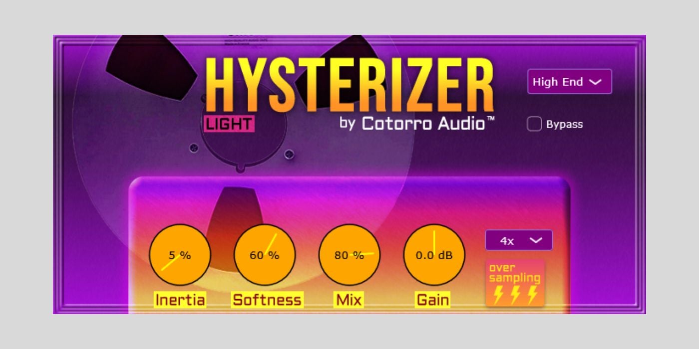 Cotorro Audio releases Hysterizer Light, a FREE tape hysteresis effect for Windows
