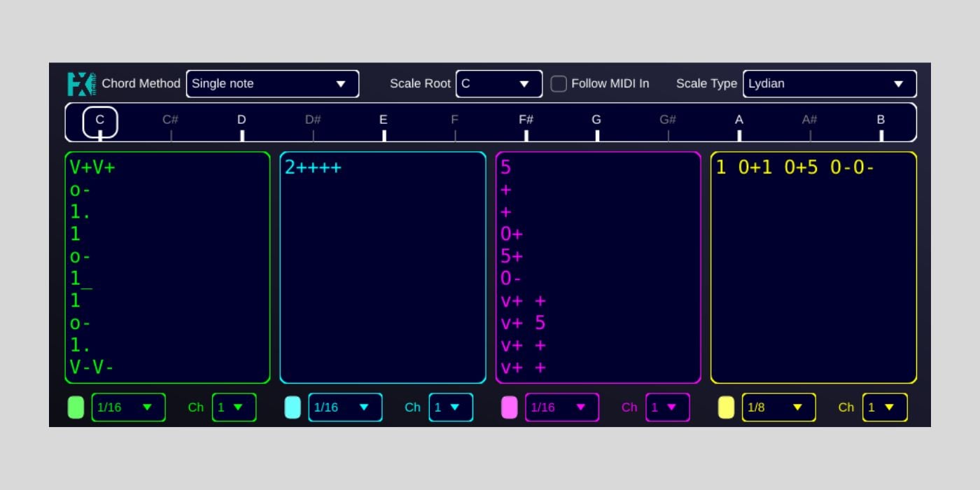 FX-Mechanics releases TeAr, a FREE text-based arpeggiator for Windows and Linux