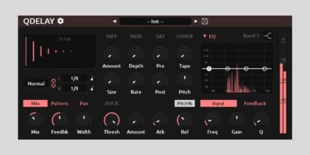 Tilr releases QDelay, a FREE feature-packed dual-delay plugin for macOS, Windows, and Linux