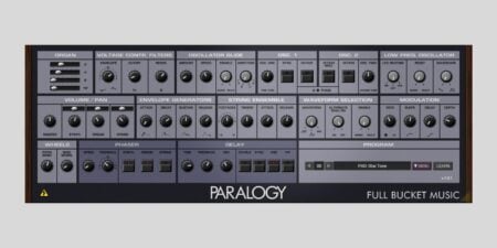 Full Bucket Music updates Paralogy, a FREE Crumar Trilogy plugin Paralogy