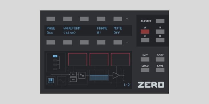 Sender Spike releases SN Zero, a FREE hybrid synthesizer plugin for Windows SN Zero