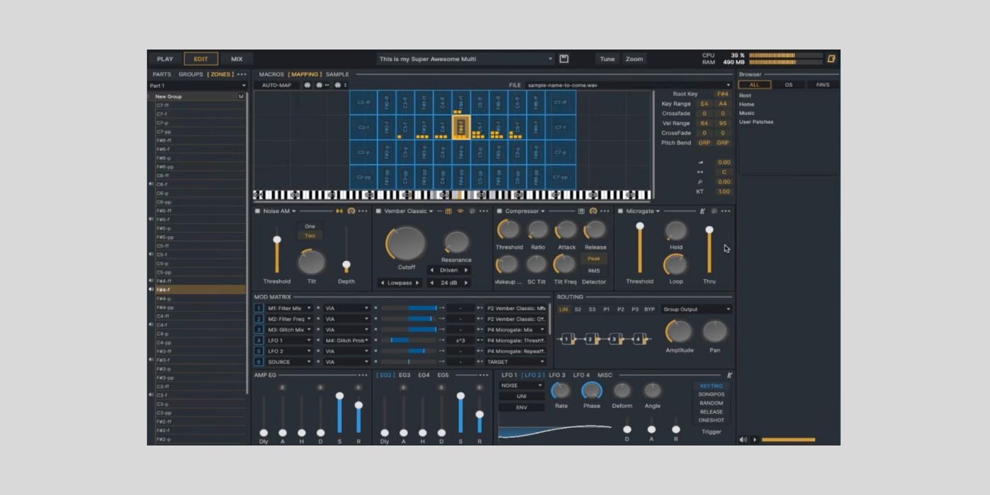 The open-source Shortcircuit XT sampler by Surge Synth Team is now in beta