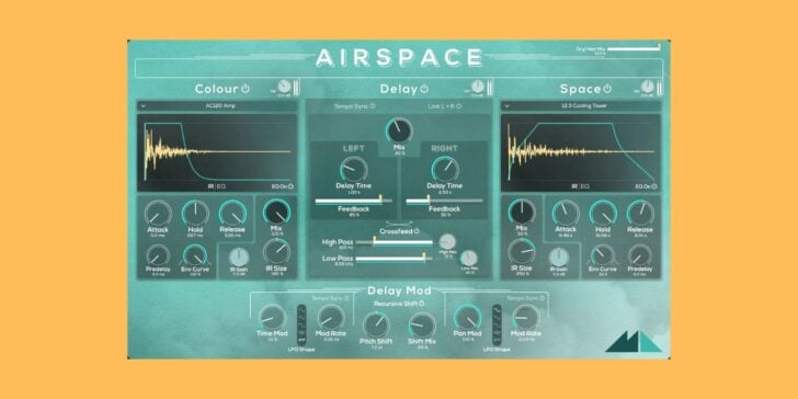 BPB Deal: 33% OFF ModeAudio Airspace Hybrid Reverb and Delay plugin ModeAudio Airspace