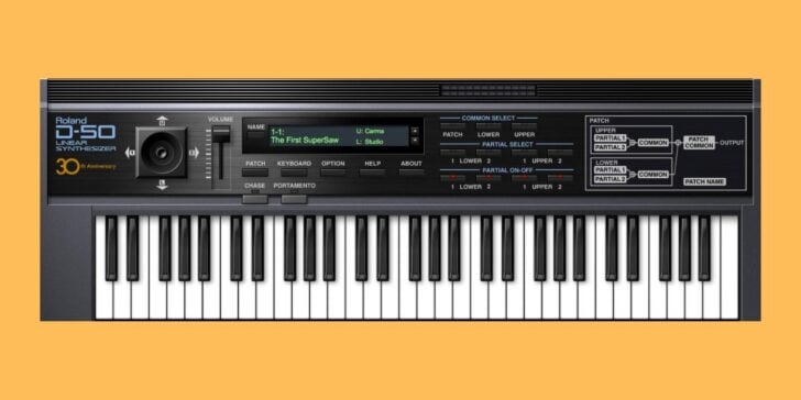 Roland D-50, JV-1080, and XV-5080 plugins are at historically low prices at Plugin Boutique Roland D-50