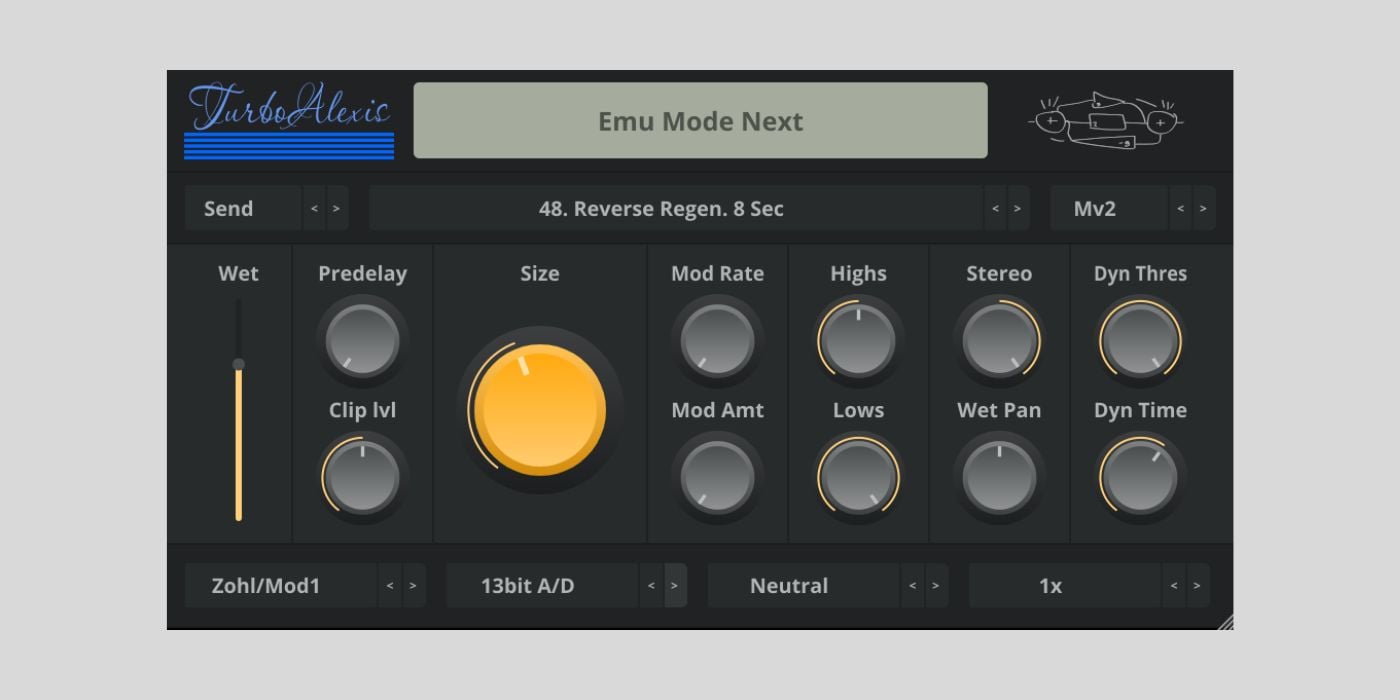 ArtV releases TurboAlexis, a FREE Alesis MidiVerb/MidiFex emulation for Windows and Linux
