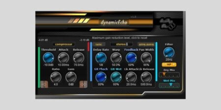 SaschArt releases DynamicEchoFree, a FREE dynamic delay plugin for macOS and Windows