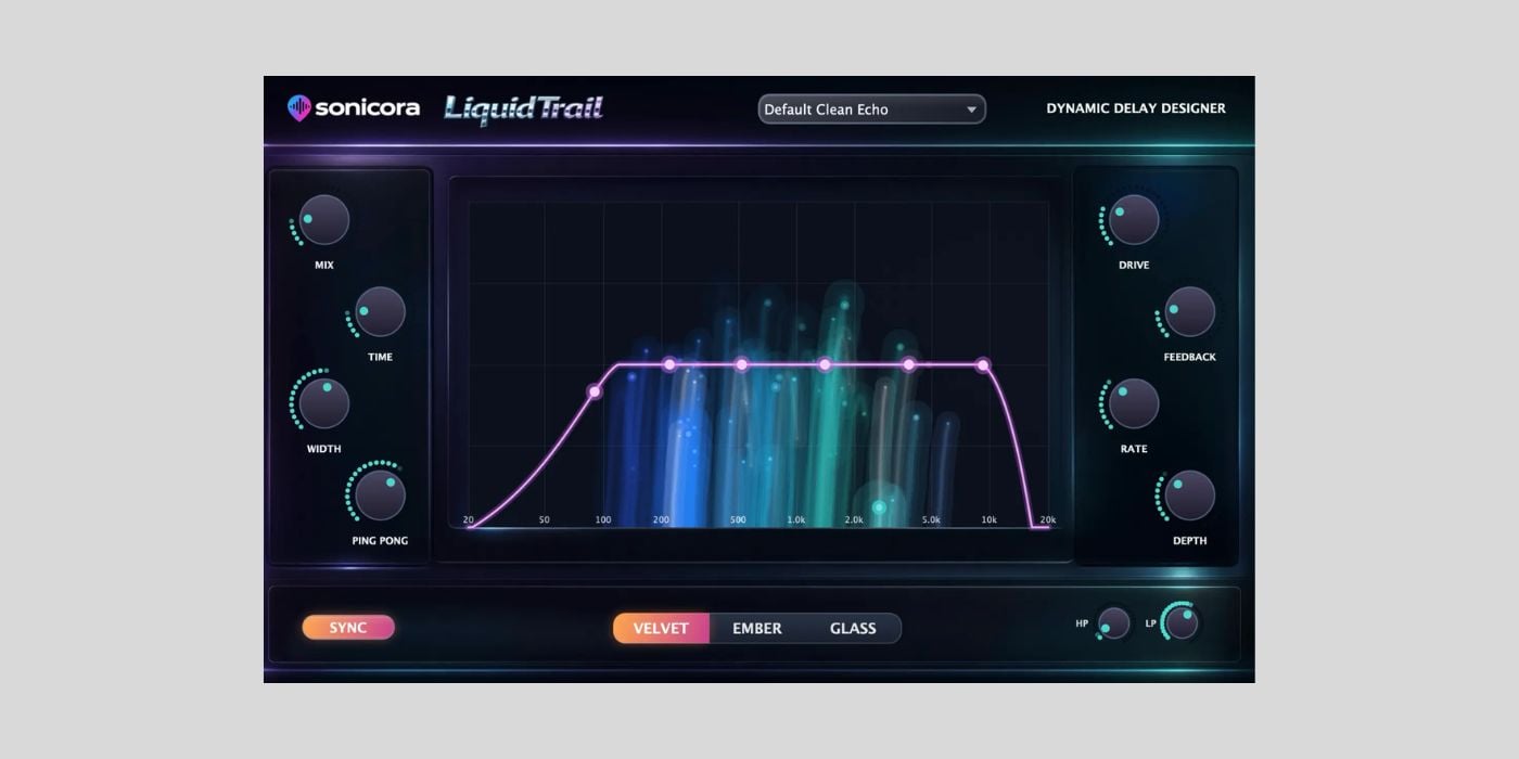 Sonicora Audio’s LiquidTrail creative delay plugin for macOS is FREE for a limited time