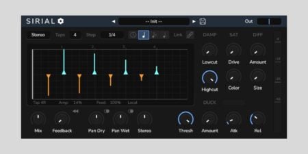 TiagoLr just released Sirial, a FREE rhythmic serial delay plugin TiagoLr just released Sirial, a rhythmic serial delay, for FREE