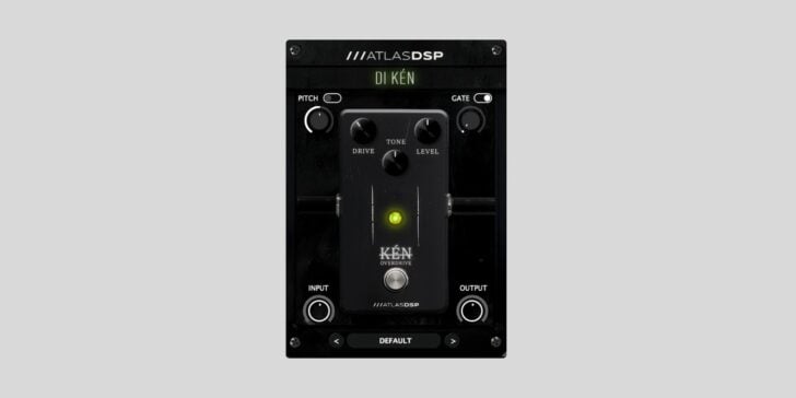 Atlas DSP DI KEN stompbox-style overdrive and pitch shifter plugin is FREE for a limited time DI Ken
