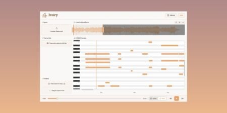 Ivory turns piano audio into MIDI, PDF sheet music, and MusicXML Ivory