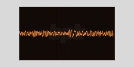 Wide Blue Sound Tracer