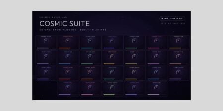 Cosmic Audio Lab releases Cosmic Suite: a FREE 26-plugin bundle for macOS and Windows