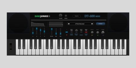 DAWJunkie releases DT-600 Mini, a FREE Casio MT-600 emulation for macOS and Windows