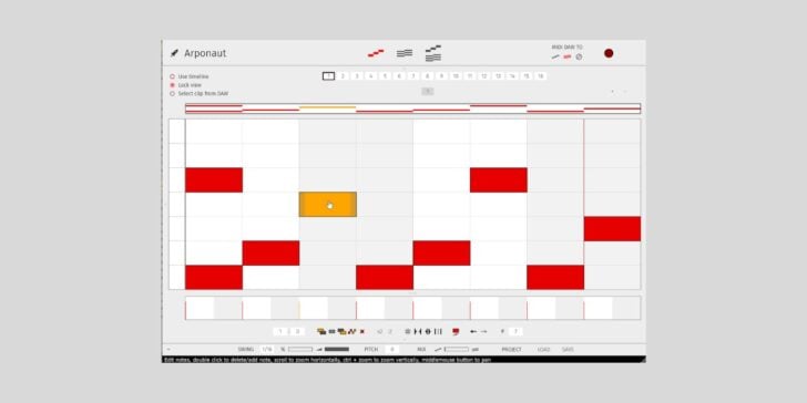 Groove Music Industries releases Arponaut, a FREE pattern-based arpeggiator for macOS and Windows
