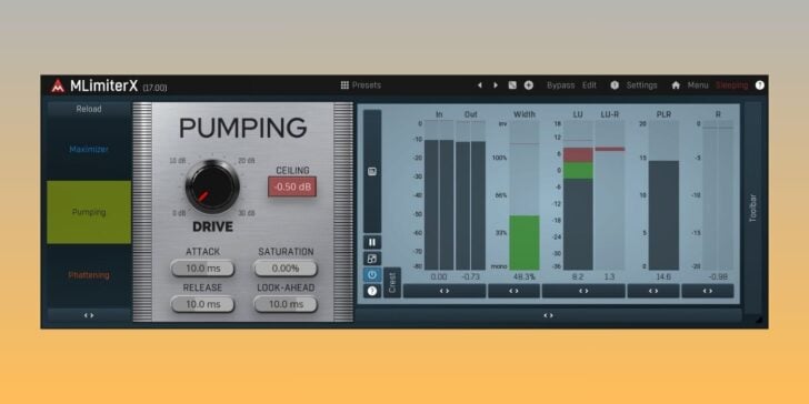 MeldaProduction MLimiterX is 90% OFF for BPB readers (only €10) MeldaProduction MLimiterX