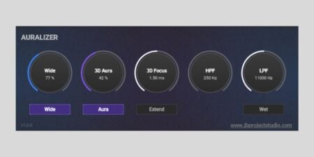 JB Project Studio releases Auralizer, a FREE stereo image processor for macOS, Windows, and Linux
