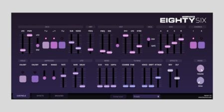 Morphoice releases EightySix (beta), a FREE Juno-6 emulation for macOS and Windows