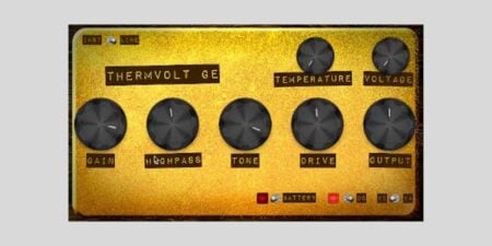 Get SoundRave ThermVoltGe germanium overdrive plugin FREE for a limited time SoundRave ThermVoltGe