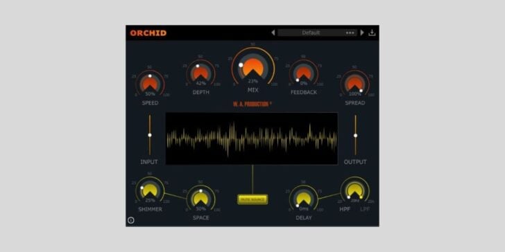 Get W.A. Production Orchid chorus plugin FREE until June 4th WA Production Orchid