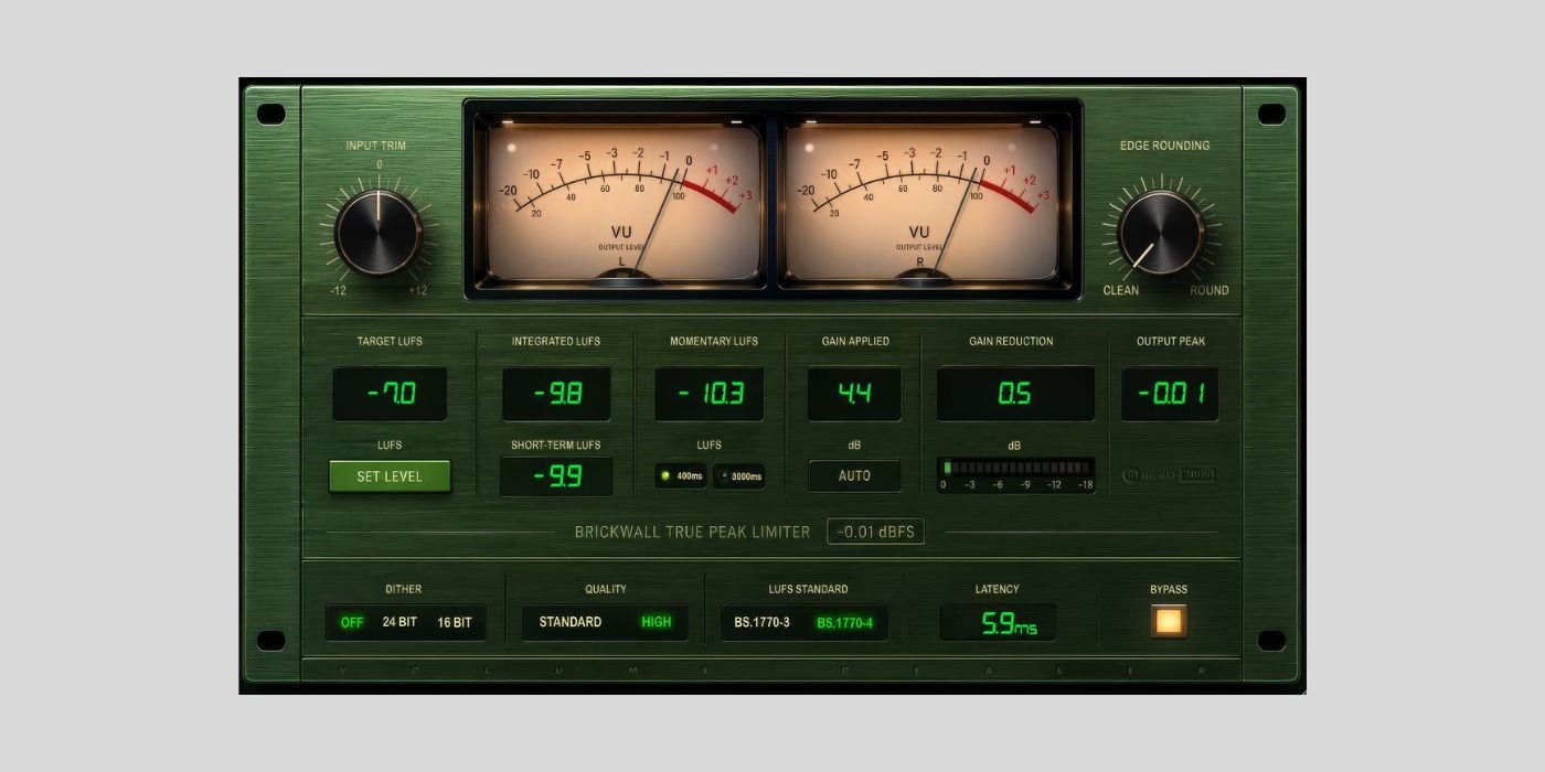 M Media Audio releases Volume Dealer, a FREE mastering limiter and ...