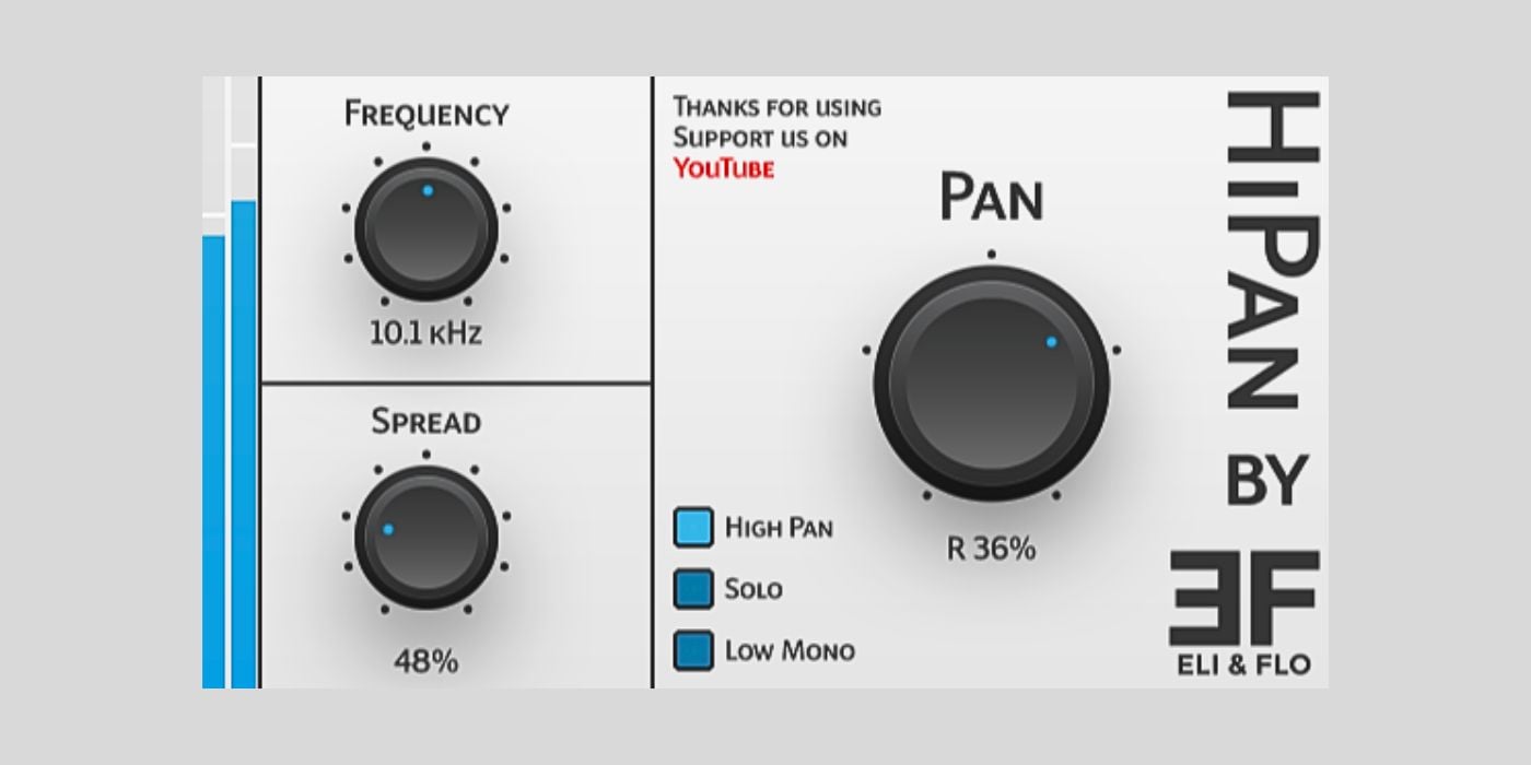 HiPan is a FREE dual-band panning plugin for macOS and Windows