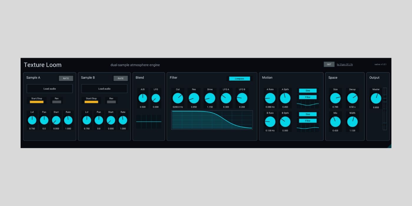 S1gns Of L1fe releases FREE Texture Loom atmosphere engine plugin