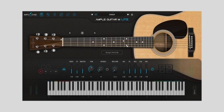 Ample Sound releases Ample Guitar M Lite 4, a FREE acoustic guitar plugin Ample Guitar M Lite 4,