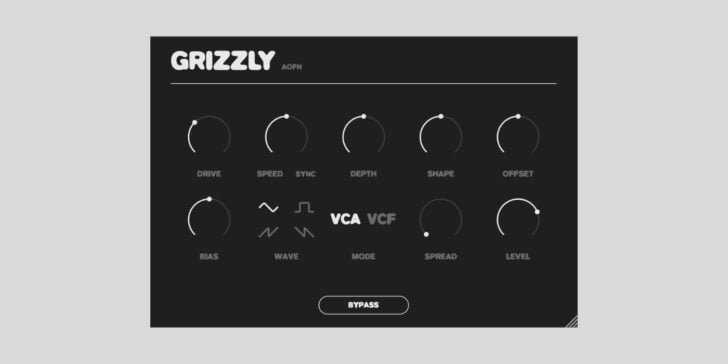 AOFN Audio releases Grizzly, a FREE Gristleizer-inspired modulation plugin AOFN Grizzly