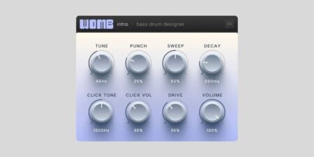 510k Arts releases WOMB intro, a FREE 909-style kick drum synth WOMB intro
